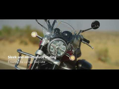 OEM Royal Enfield silver LED indicator kit KXA00263 detail