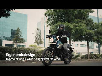 Close-up of black adventure handguard 1990211 on Scram 411