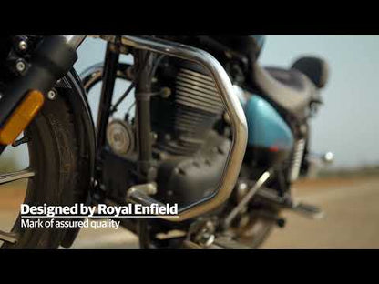 Royal Enfield Silver Octagon Engine Guard – Meteor, Classic, Bullet & Goan 350 KXA00006
