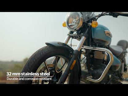 Royal Enfield Silver Trapezium Engine Guard – Meteor, Classic, Bullet & Goan 350 KXA00008