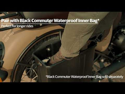 Royal Enfield Hunter 350 Pannier Kit – Includes Rail KXA00044 + Commuter Pannier KXA00076, Optional Waterproof Liner KXA00082