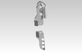 Royal Enfield Himalayan 450 LH rider footrest (front/gear side) RAE00831