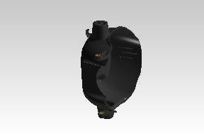 RAN00424/B genuine headlamp housing for Royal Enfield Shotgun 650 (OEM)
