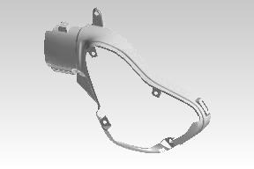 RAV00057/C right inner cover panel for Meteor 350 (verify suffix and mounting holes)