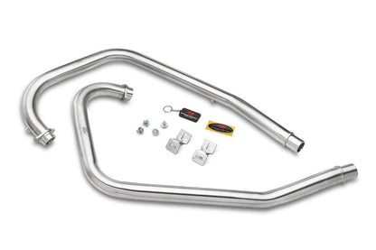 Red Rooster Performance Header Pipes for Royal Enfield Interceptor 650 Matte Silver