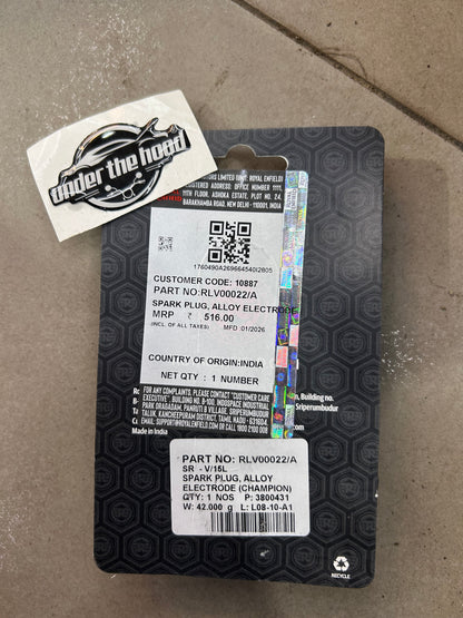 RLV00022/A genuine spark plug for Royal Enfield Guerrilla 450