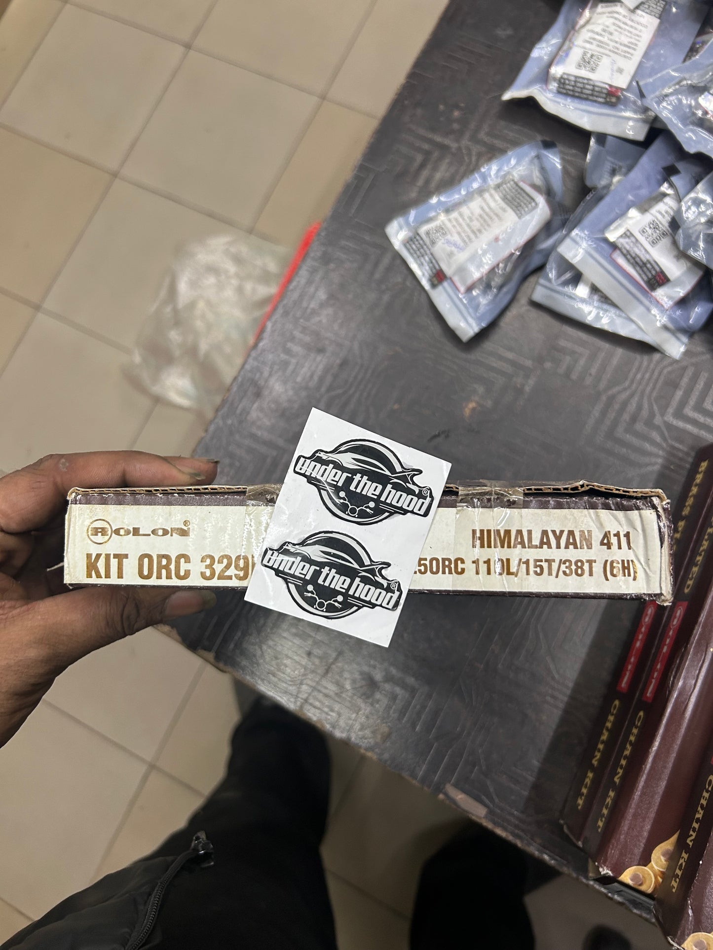 Genuine Rolon ORC 329NF chain sprocket kit packed by underthehood.co.in