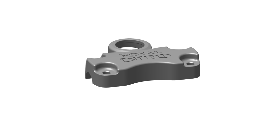 Royal Enfield 1120057/A top raiser handlebar clamp upper for Thunderbird X 350 / X 500 BS4 genuine OEM