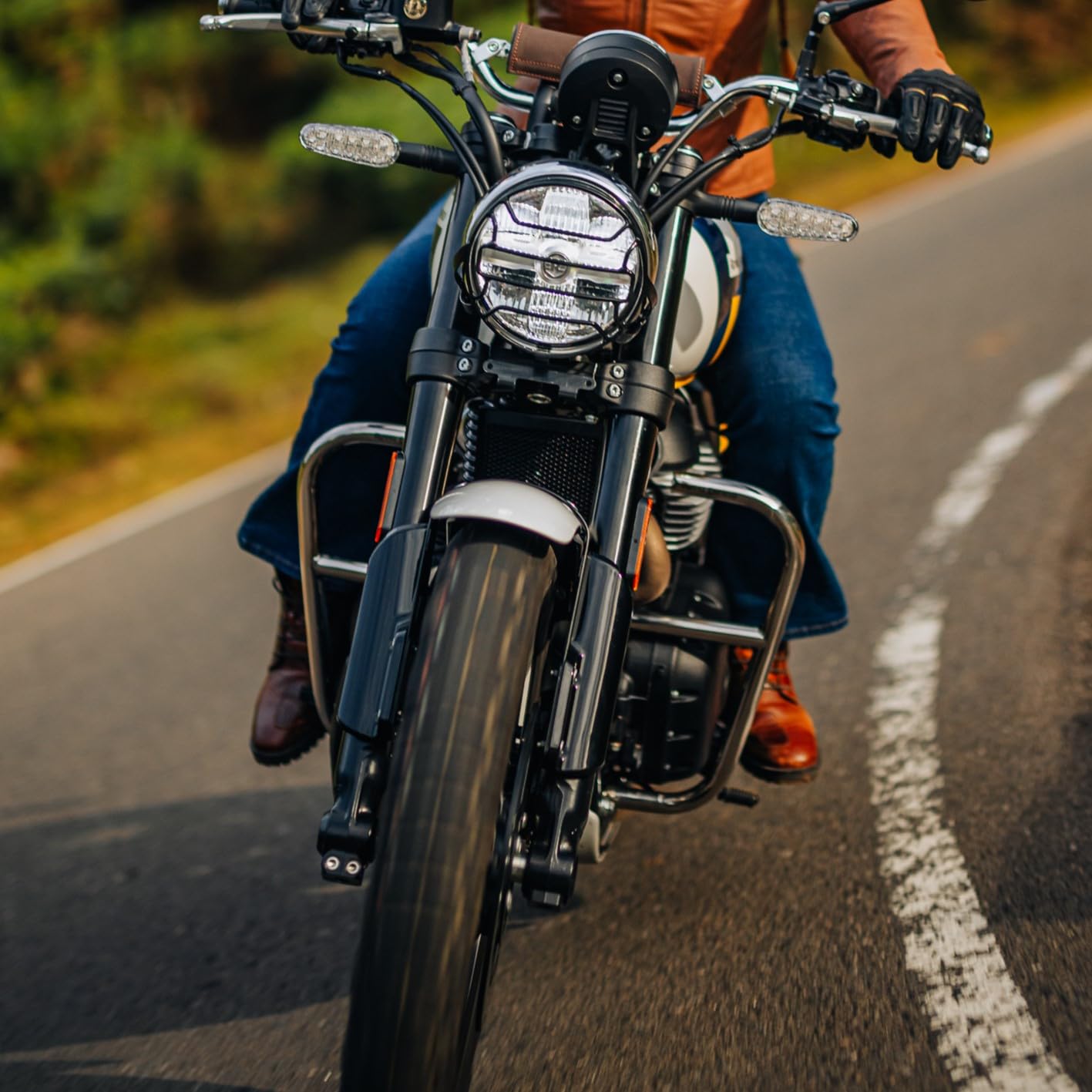 royal enfield gt 650 original leg guard