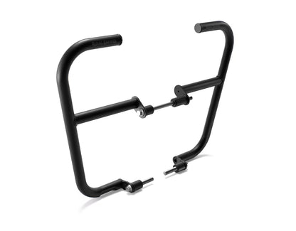 Royal Enfield 1990506 black large engine guards for Interceptor 650 (25mm stainless, dual-coated)
