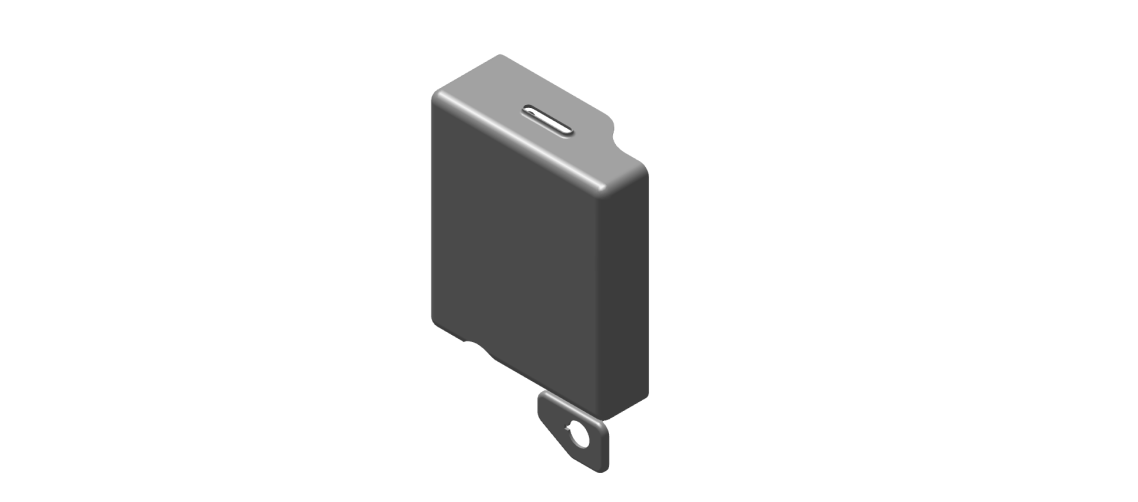 Royal Enfield 592595/A battery cover chrome plated for Classic 500 EFI