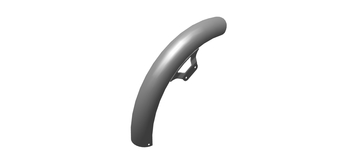 Royal Enfield 808037 front mudguard Asphalt NT51/VT31 for Thunderbird 350 BS4 (OEM)