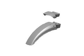 834214 front mudguard assembly Duco Milky White for Royal Enfield Himalayan 411 genuine part