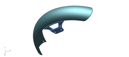 Royal Enfield 883001 front mudguard Lightning NT51/VT31 Thunderbird 350 500 OEM