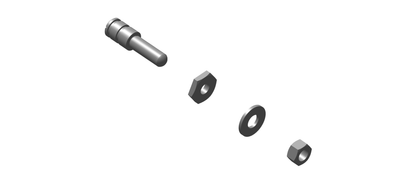 Royal Enfield 888305 brake shoe pin set kit for drum brake shoe plate (pivot/anchor pins)