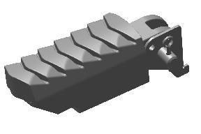 Royal Enfield KAE00023/A pillion foot rest kit LH for Himalayan 411