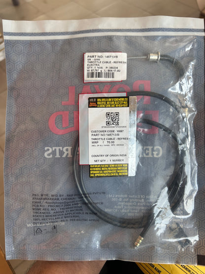 Genuine Royal Enfield Electra 4S 5S throttle cable 145713/B