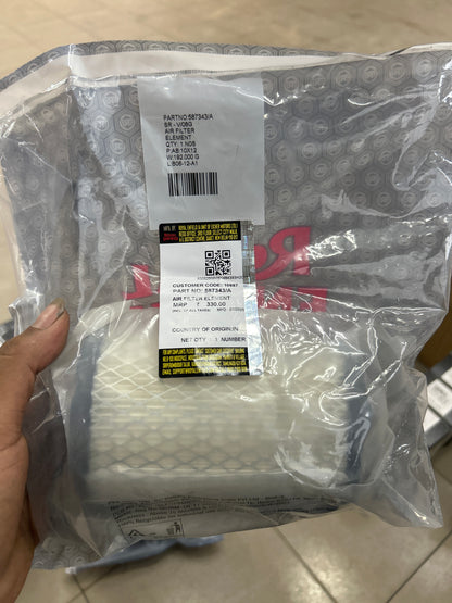 Genuine Royal Enfield Himalayan 411 Air Filter Element 587343/A – OEM replacement