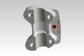 RAL01023 handlebar riser clamp (upper bar clamp) genuine Royal Enfield OEM