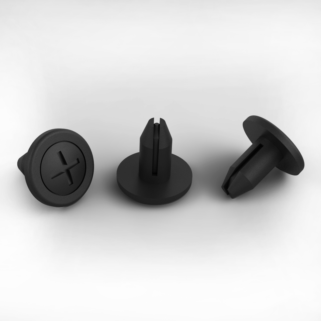 Royal Enfield RAN00317/A plastic rivet OEM fastener for body panel and mudguard