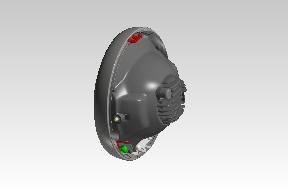 Royal Enfield RAN01028/A LED headlamp assembly chrome – genuine OEM replacement