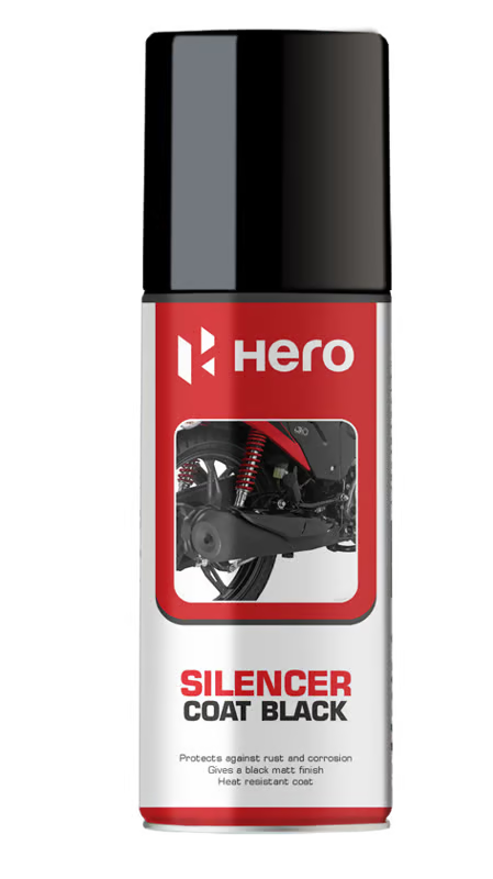 Hero genuine black silencer coat 150ml SPDSIC0001S heat resistant anti rust