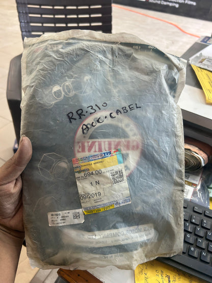 TVS NB170010 Throttle Cable Assembly is the genuine OEM accelerator cable used on the TVS Apache RR 310 and Apache RTR 310