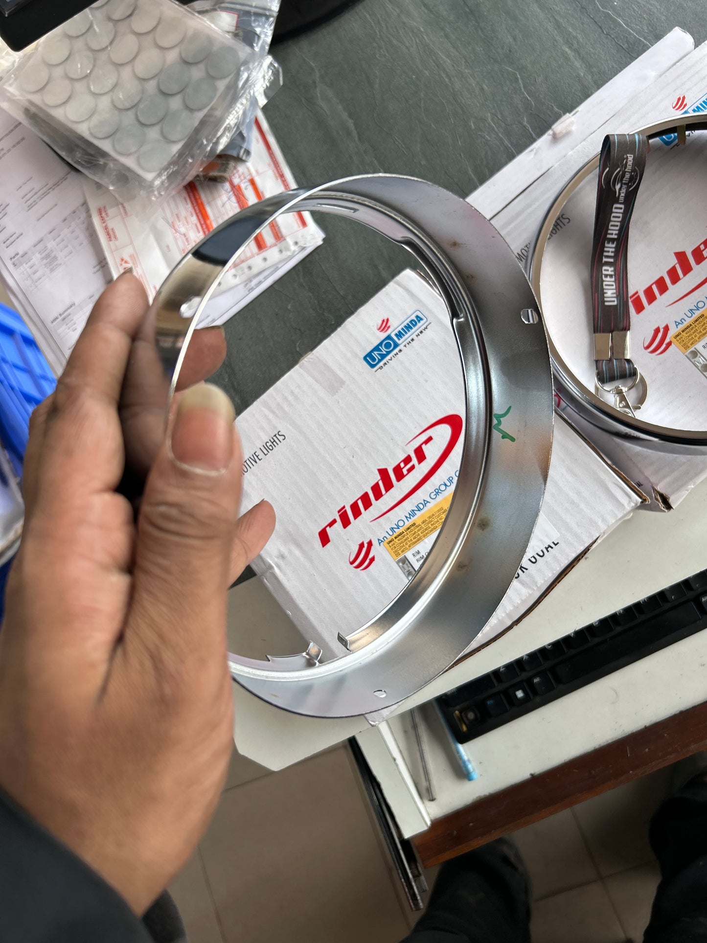 uno-minda-headlight-rim-set-inner-outer-bullet-electra